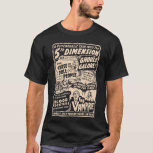 Vintages Halloween Psychedlic Vampire Doll People T-Shirt