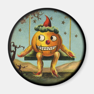 Vintages Halloween Pumpkin Magnet