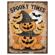 Vintages Halloween Pumpkin-Scrapbook