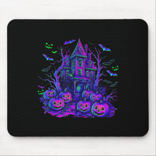 Vintages Halloween Soky Scene Retro Pumpkin Y Seas Mousepad