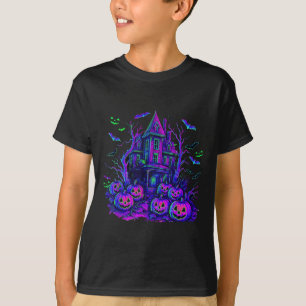 Vintages Halloween Soky Scene Retro Pumpkin Y Seas T-Shirt