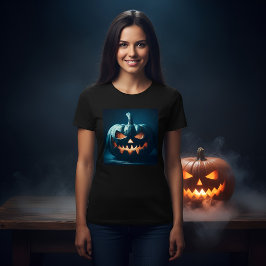 Vintages Halloween StillLife Pumpkin-Design T-Shirt