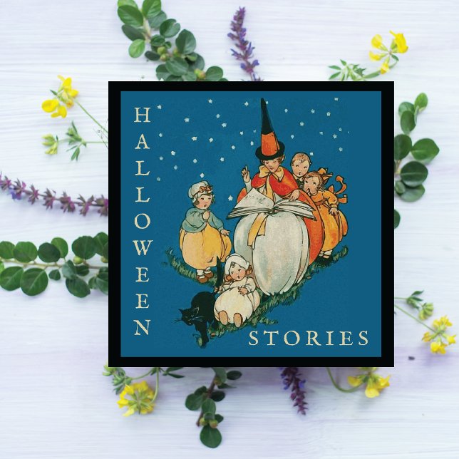 Vintages Halloween Storytime Kleine Hexenkatze (Von Creator hochgeladen)