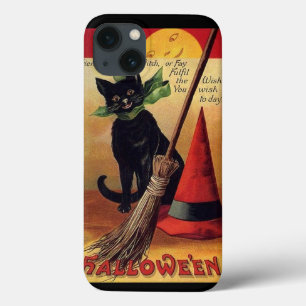 Vintages Halloween von Ellen Clapsaddle, Black Cat Case-Mate iPhone Hülle