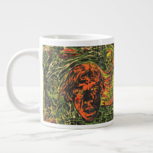 Vintages Halloween Zombies, Grafitti Street Art Jumbo-Tasse