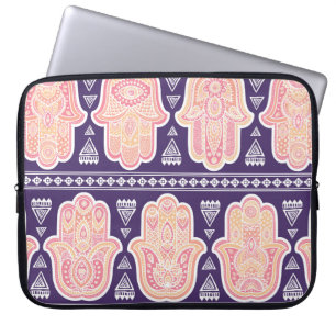 Vintages Hammersymbol in indischer Hand Laptopschutzhülle