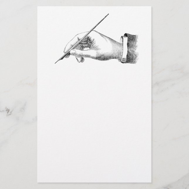 Vintages Handschreiben Briefpapier (Vorderseite)