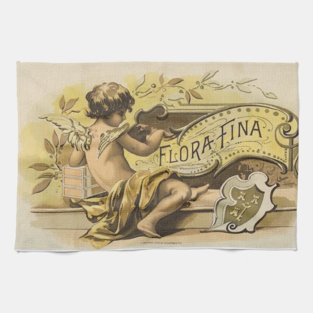 Vintages Handtuch aus der Fahrradküche (Horizontal)