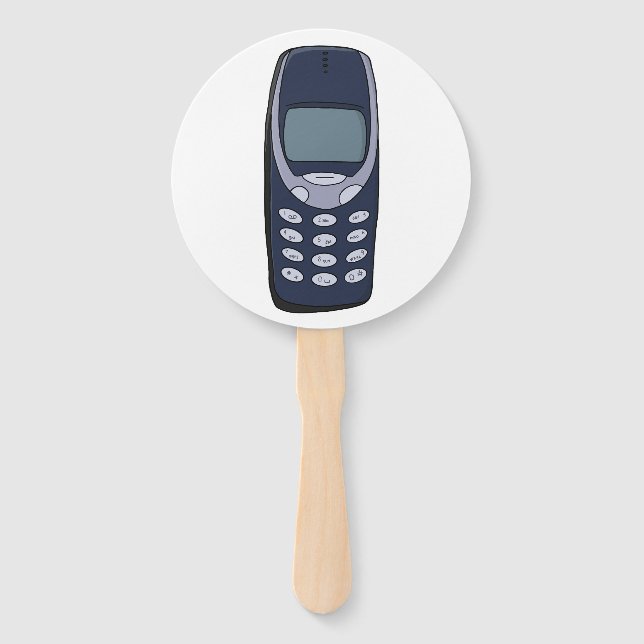 Vintages Handy Fächer (Vorderseite)