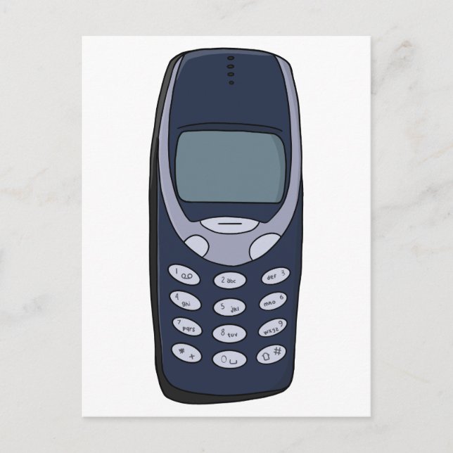 Vintages Handy Feiertagspostkarte (Vorderseite)