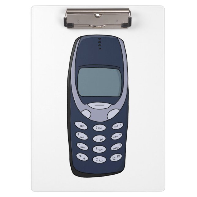 Vintages Handy Klemmbrett (Vorderseite)