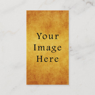 Vintages Harvest-Gold-Pergament-Papier Blank Visitenkarte