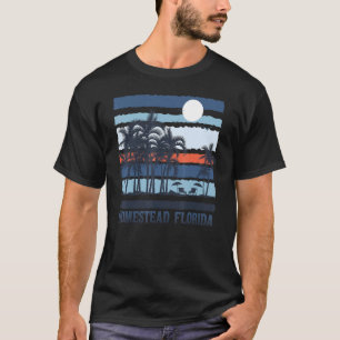 Vintages Haus Florida Sommer Reisen 80er Beach T-Shirt