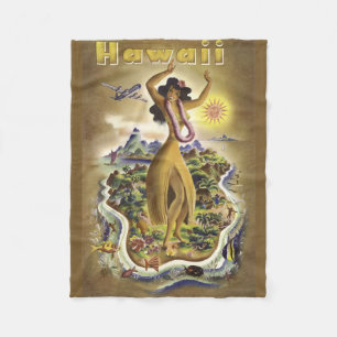 Vintages Hawaii 2 Fleecedecke