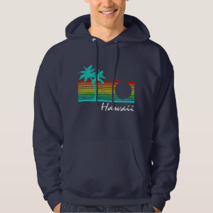 Vintages Hawaii - beunruhigter Entwurf Hoodie