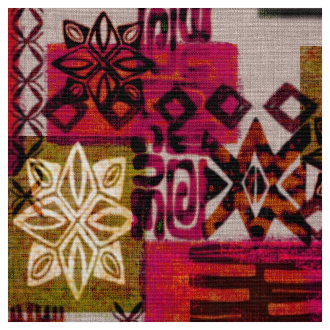 Vintages hawaiianisches Barktuch Stoff (Muster)