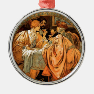 Vintages Heidsieck & Co Monopole Reims Weinkarte Ornament Aus Metall