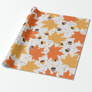 Vintages Herbstmuster Geschenkpapier