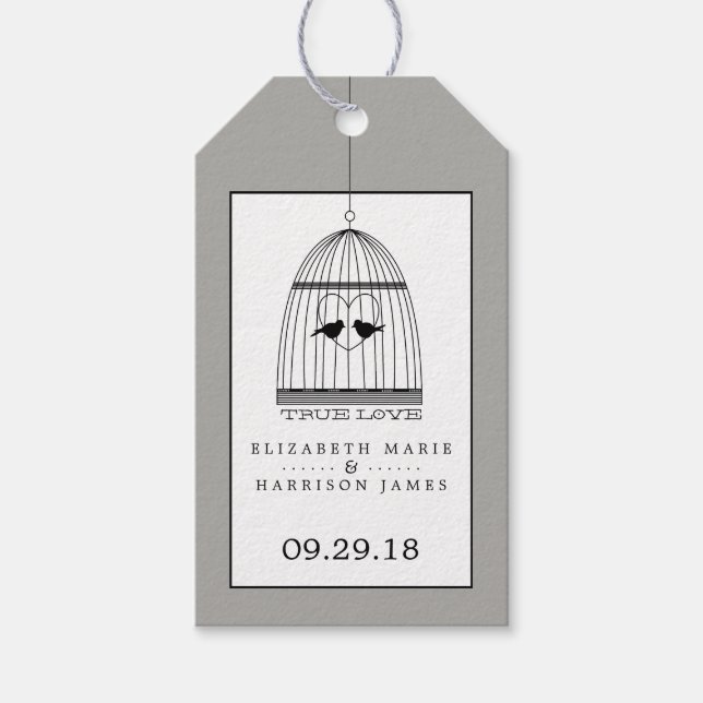 Vintages Herz - Kreislauf Geschenkanhänger (Vorderseite)