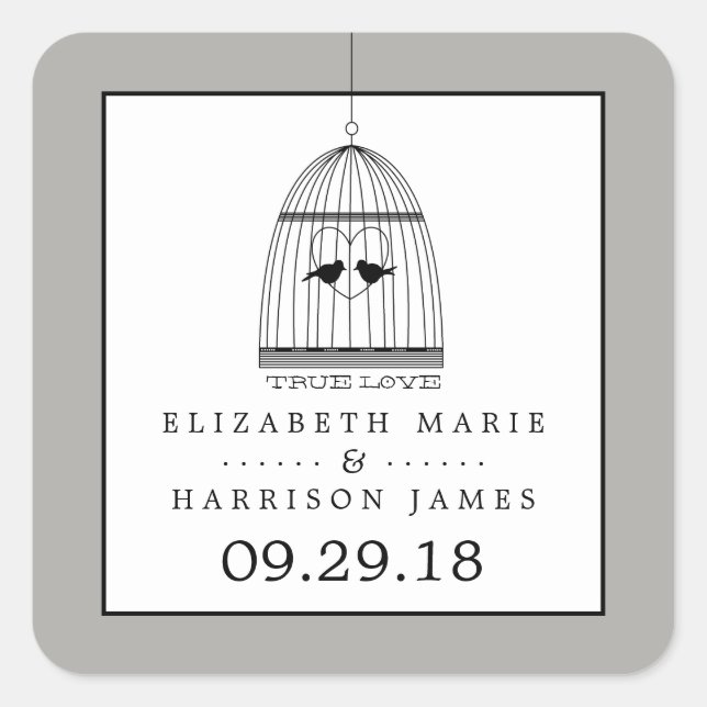 Vintages Herz - Kreislauf Quadratischer Aufkleber (Vorderseite)