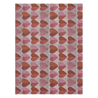 Vintages Herzmuster Tischdecke