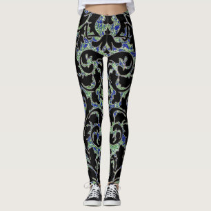 Vintages Hintergrundbild aus den 1960er Jahren Leggings