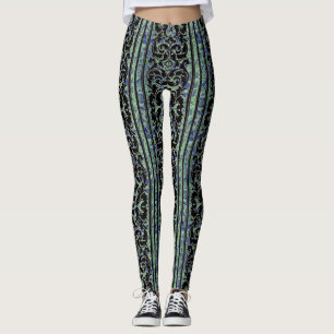 Vintages Hintergrundbild aus den 1960er Jahren Leggings