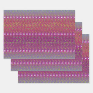 Vintages Hintergrundbild für die Blumenmuster der  Geschenkpapier Set