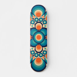 Vintages Hippie-Design Skateboard