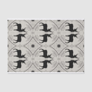 Vintages Hirsch 2 Seidenpapier