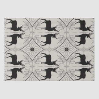 Vintages Hirsch 2 Seidenpapier