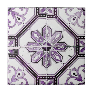 Vintages historisches Kachel