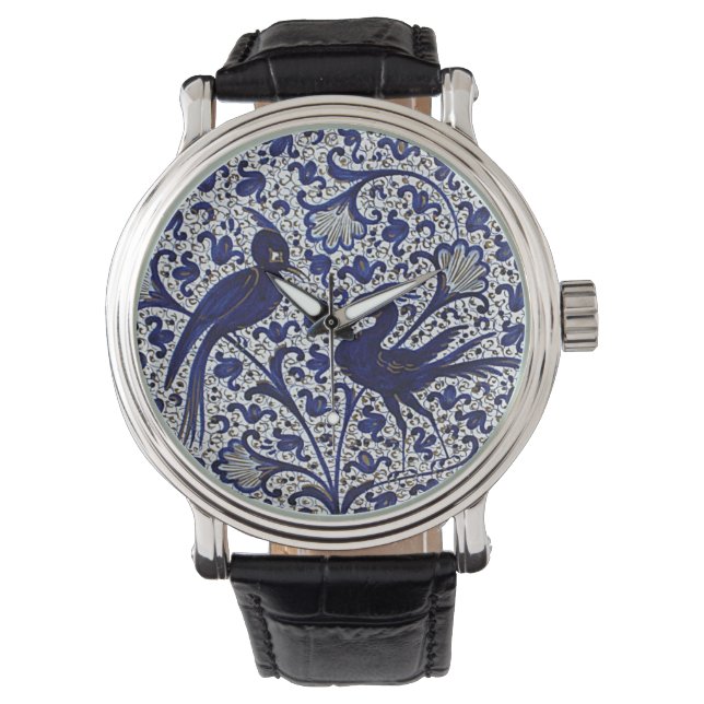 Vintages Hochzeitstil im italienischen Stil Armbanduhr (Vorderseite)