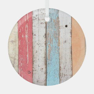Vintages Holz: mehrfarbige Cracked Texture. Ornament Aus Glas