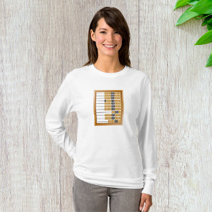 Vintages hölzernes Abacus-Klassikwerkzeug T-Shirt