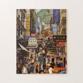 Vintages Hong Kong Street Market Design Puzzle
