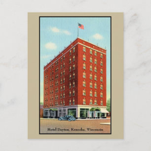 Vintages Hotel Dayton, Kenosha, Wisconsin Postkarte