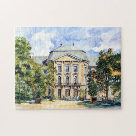 Vintages Hous Fabulous Colorful Romantik Burg Puzzle