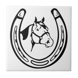 Vintages Hufeisen Fliese