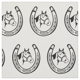 Vintages Hufeisen Stoff