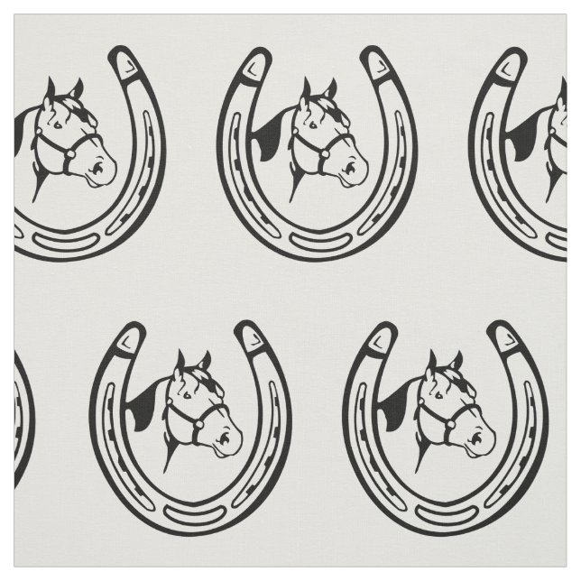 Vintages Hufeisen Stoff (Muster)