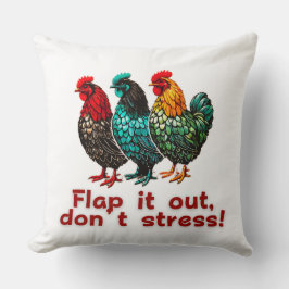 Vintages Huhn Retro Farm Geflügel Bauer Kissen