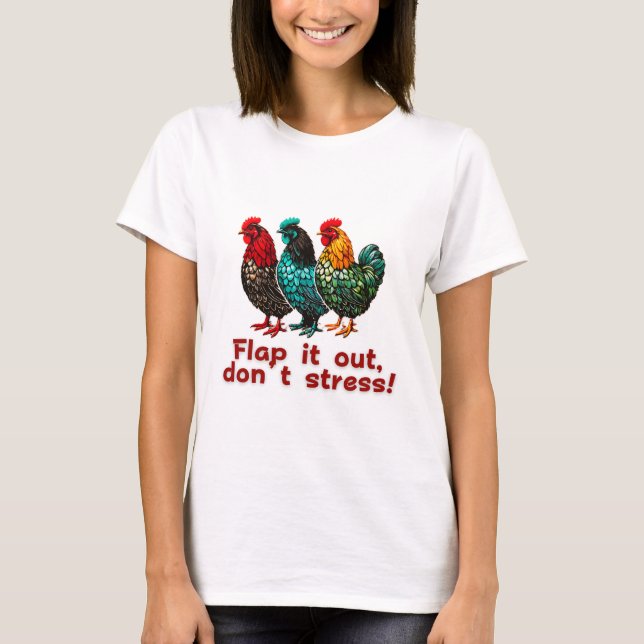 Vintages Huhn Retro Farm Geflügel Bauer T-Shirt (Vorderseite)