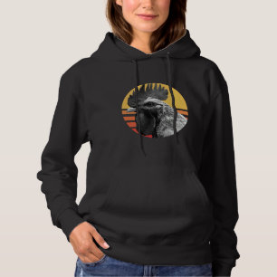 Vintages Hühnerphone Retro Sunset Hoodie