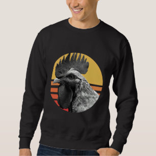 Vintages Hühnerphone Retro Sunset Sweatshirt