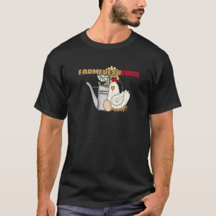 Vintages Hühnerwasser kann frische Eier züchten T-Shirt