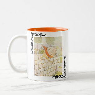 Vintages Humpty Dumpty Zweifarbige Tasse