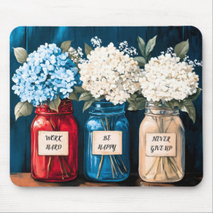 Vintages Hydrangea-Trio Mousepad