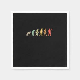 Vintages Ice Kletterparadies für Kletterhexen: Serviette