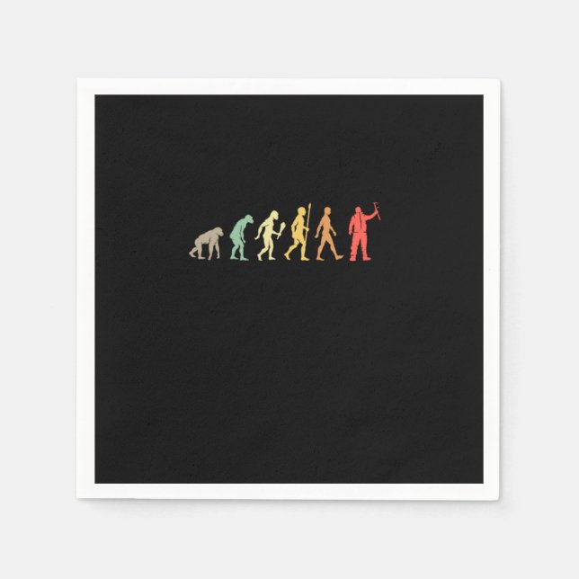 Vintages Ice Kletterparadies für Kletterhexen: Serviette (Vorderseite)